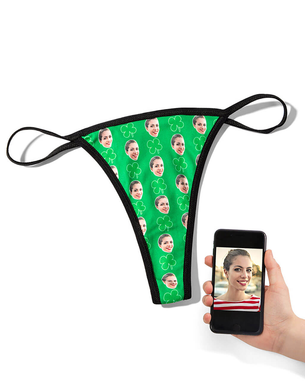 Shamrock Face Thong