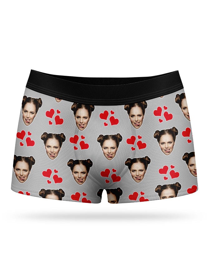 Grey My Valentine Boxers
