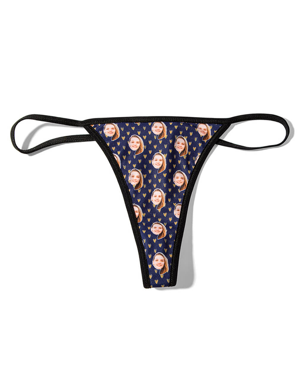 Face Hearts Thong