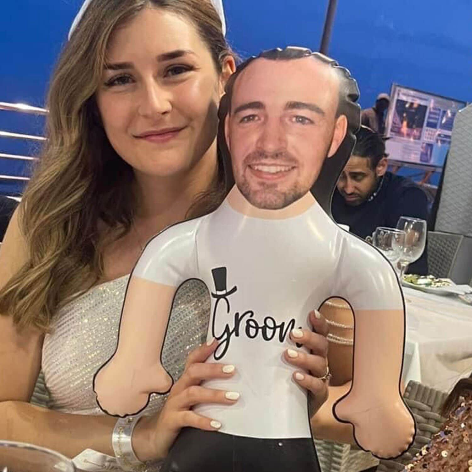 Groom T Shirt Blow Up Doll