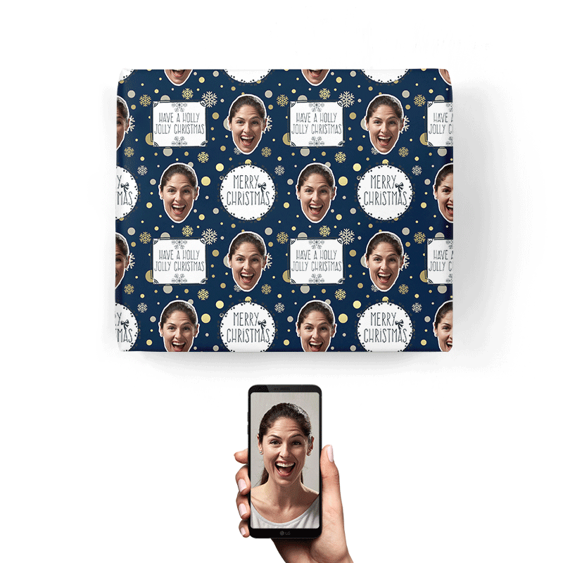 Have a Jolly Christmas Personalised Wrapping Paper
