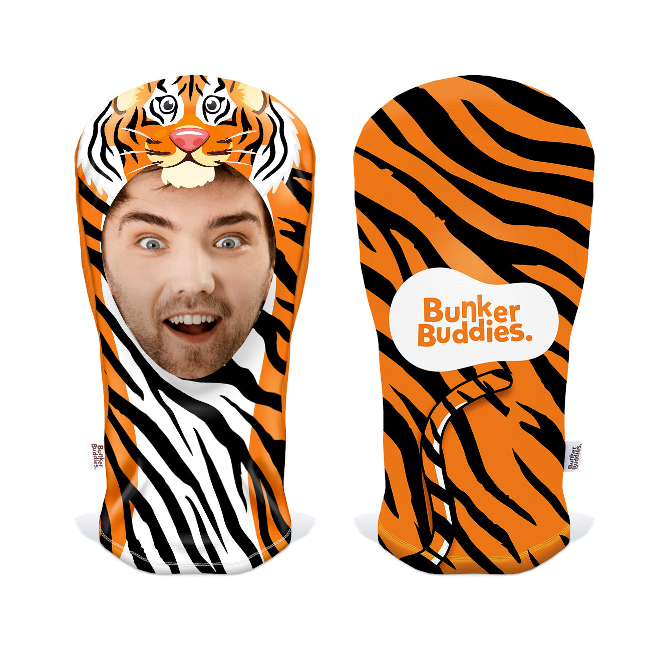 Tiger Personalised Golf Head Cover