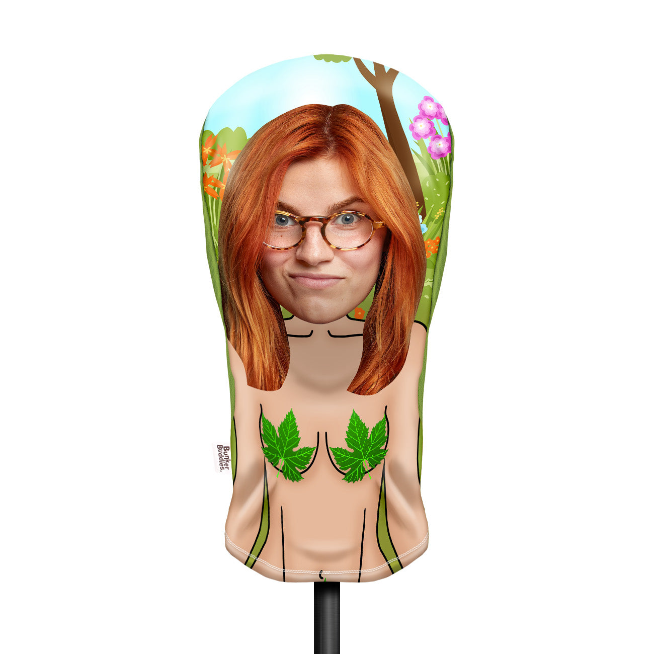 Woman Naturist Personalised Golf Head Cover