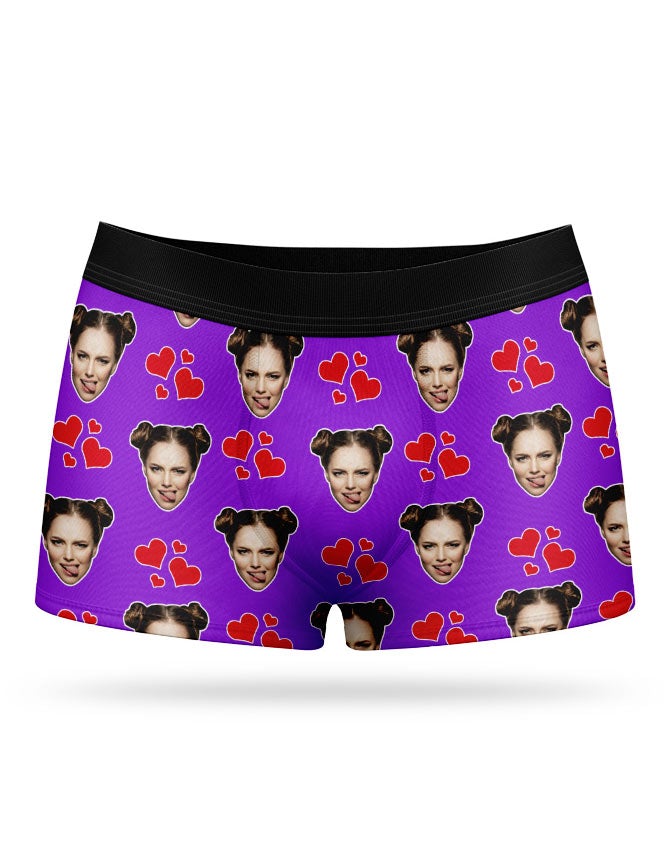 Purple My Valentine Boxers