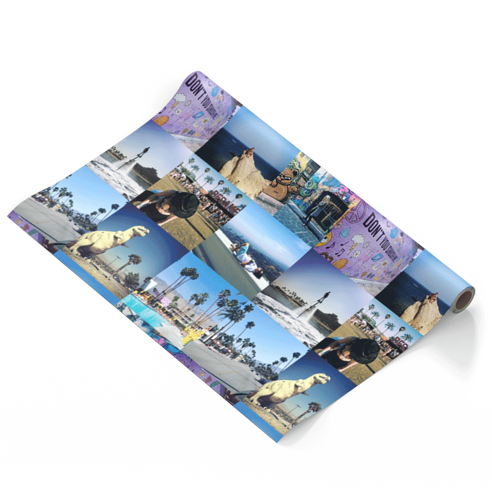 Photo Collage Wrapping Paper