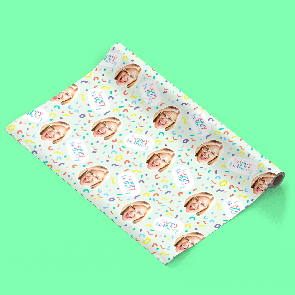 Birthday Squiggles Wrapping Paper