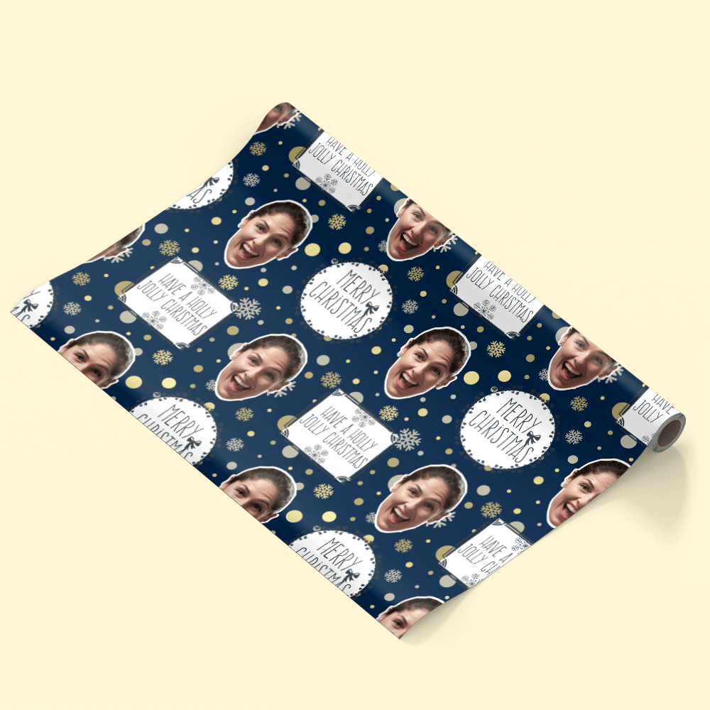 Have a Jolly Christmas Personalised Wrapping Paper