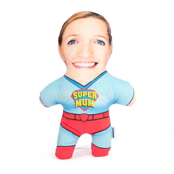 Super Mum Face Pillow Doll