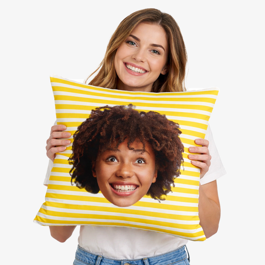 Face Stripe Cushion