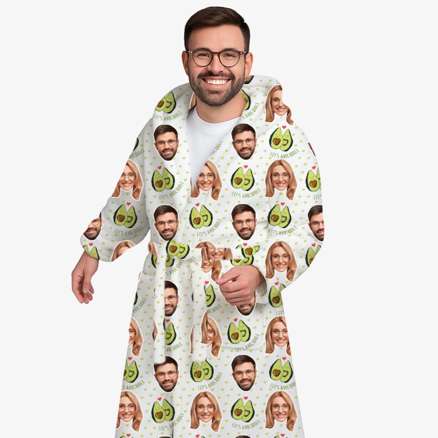 Let’s Avocuddle Personalised Dressing Gown