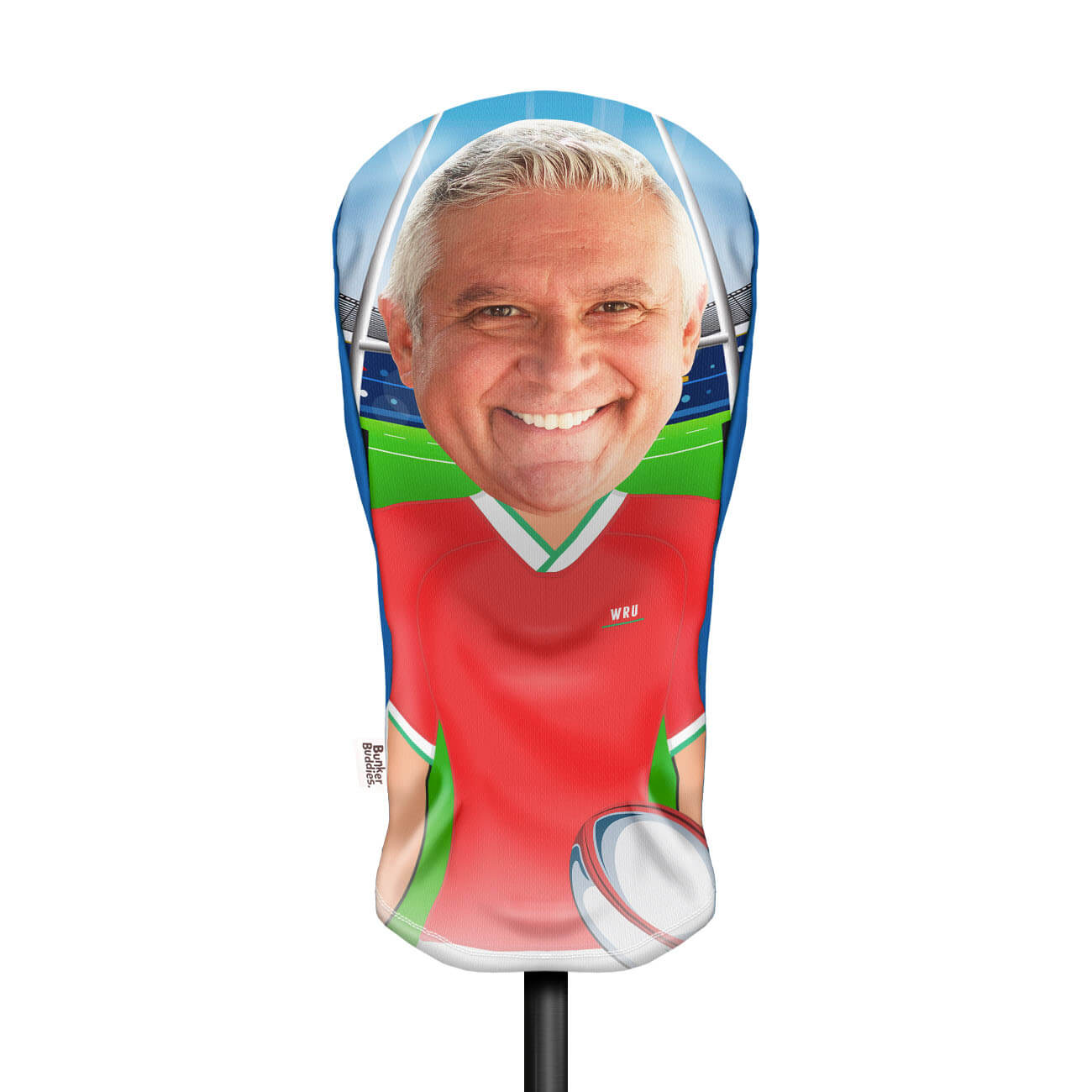 Wales Rugby Player Personalised Golf Head Cover