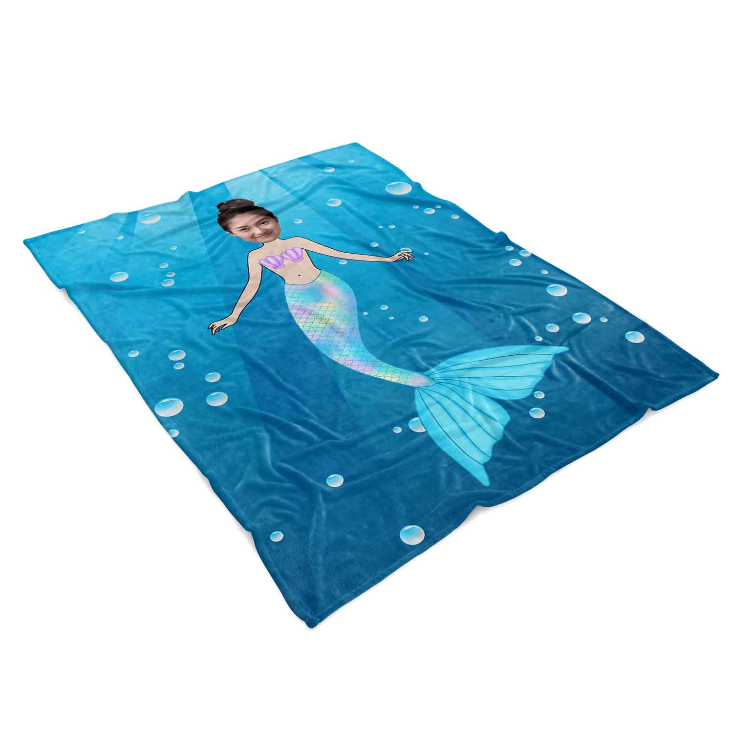 Mermaid Personalised Blanket