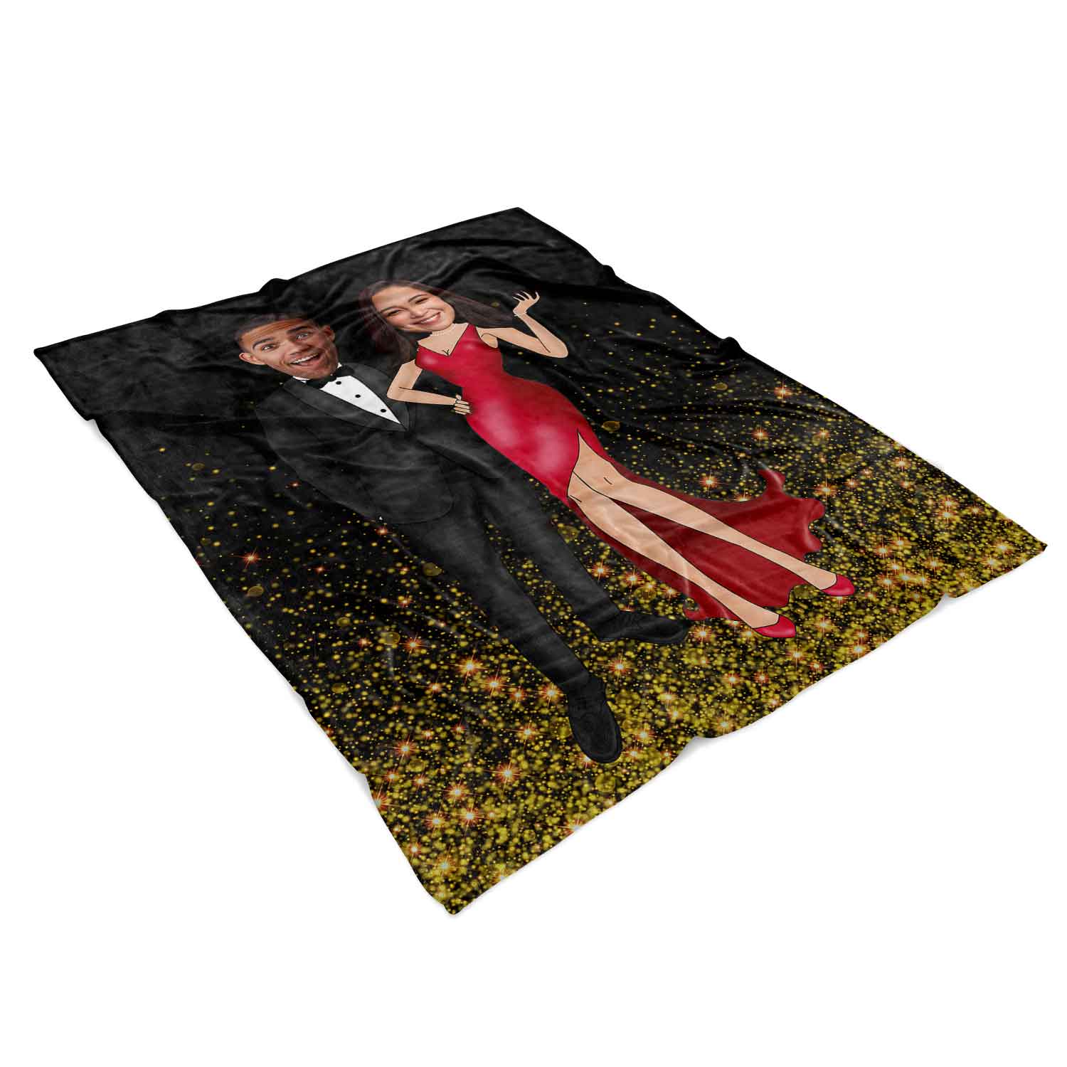 The Red Carpet Couple Personalised Wedding Blanket