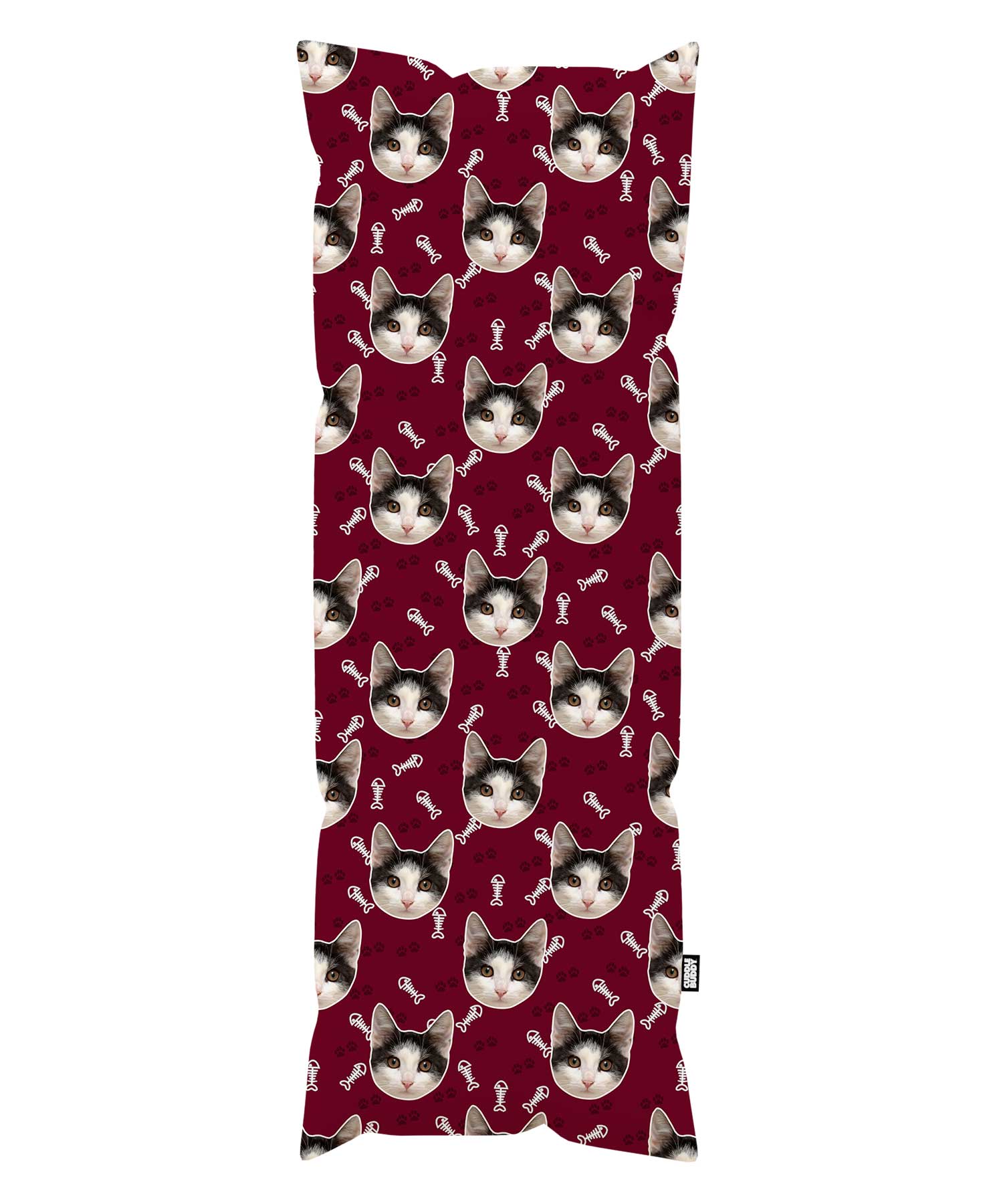 Cat Face Custom Body Pillow