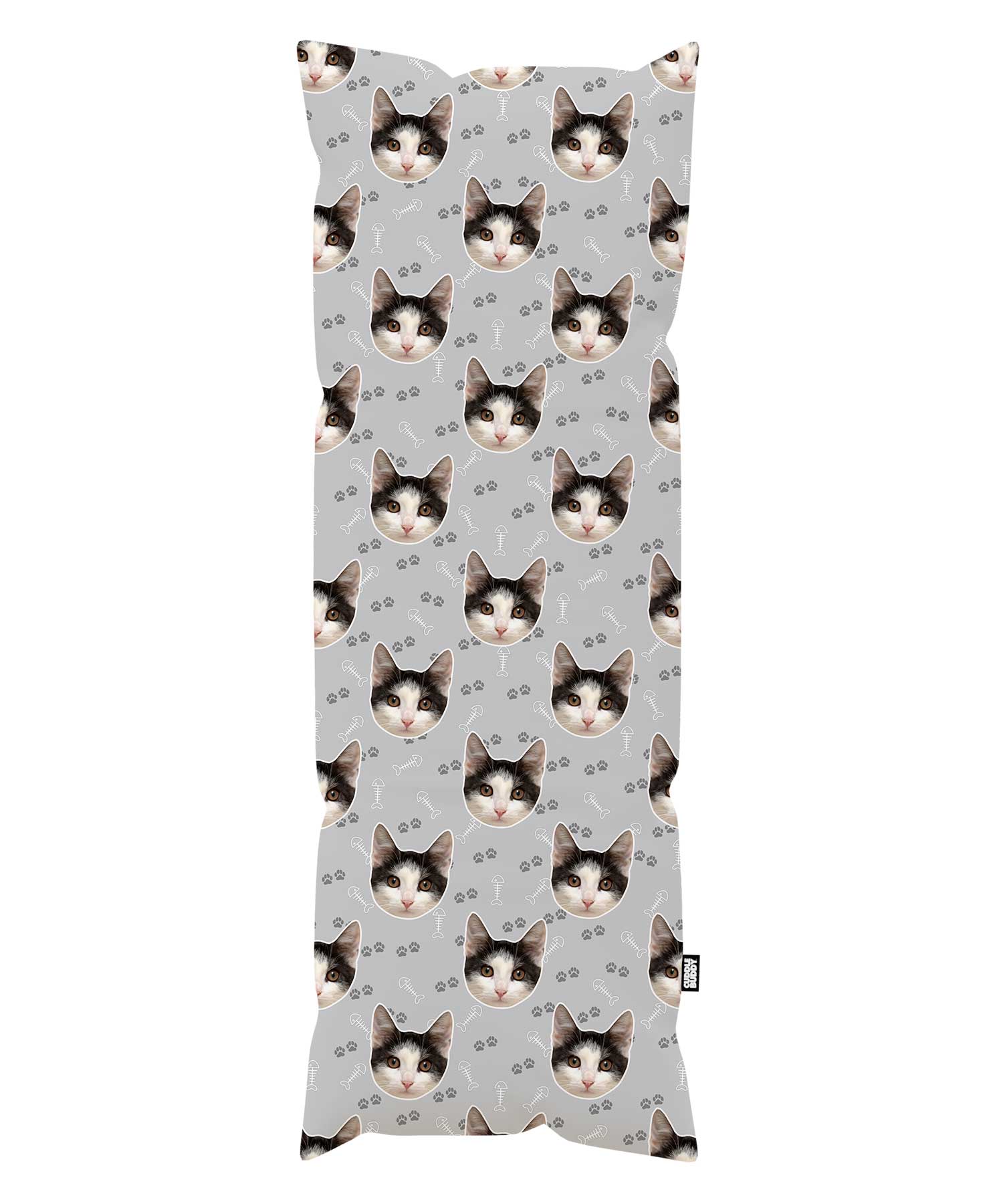 Cat Face Custom Body Pillow