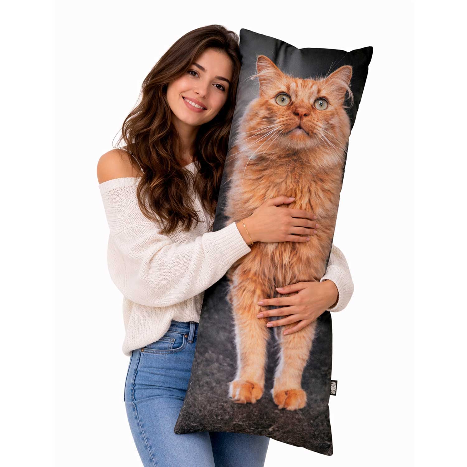 Cat Photo Custom Body Pillow