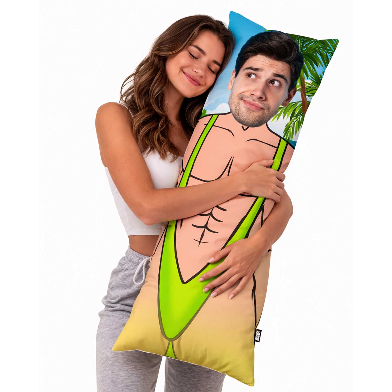 Mankini Cuddle Buddy Custom Body Pillow