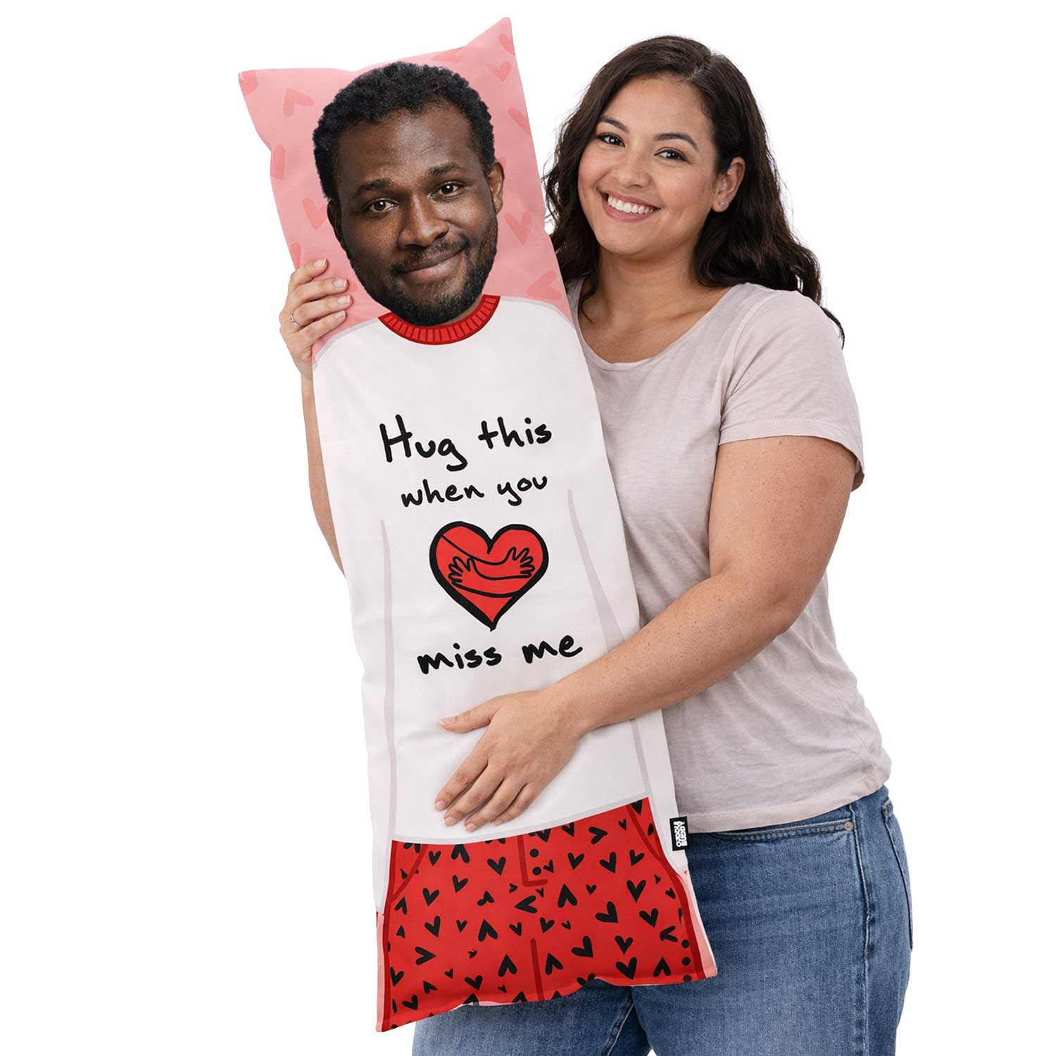 Hug This When You Miss Me Custom Body Pillow