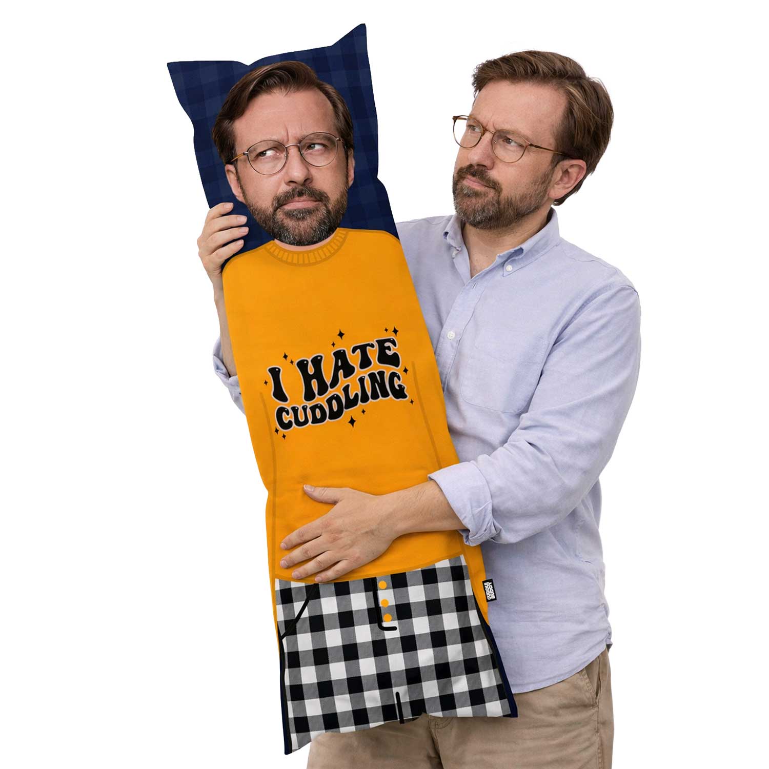 I Hate Cuddling Custom Body Pillow