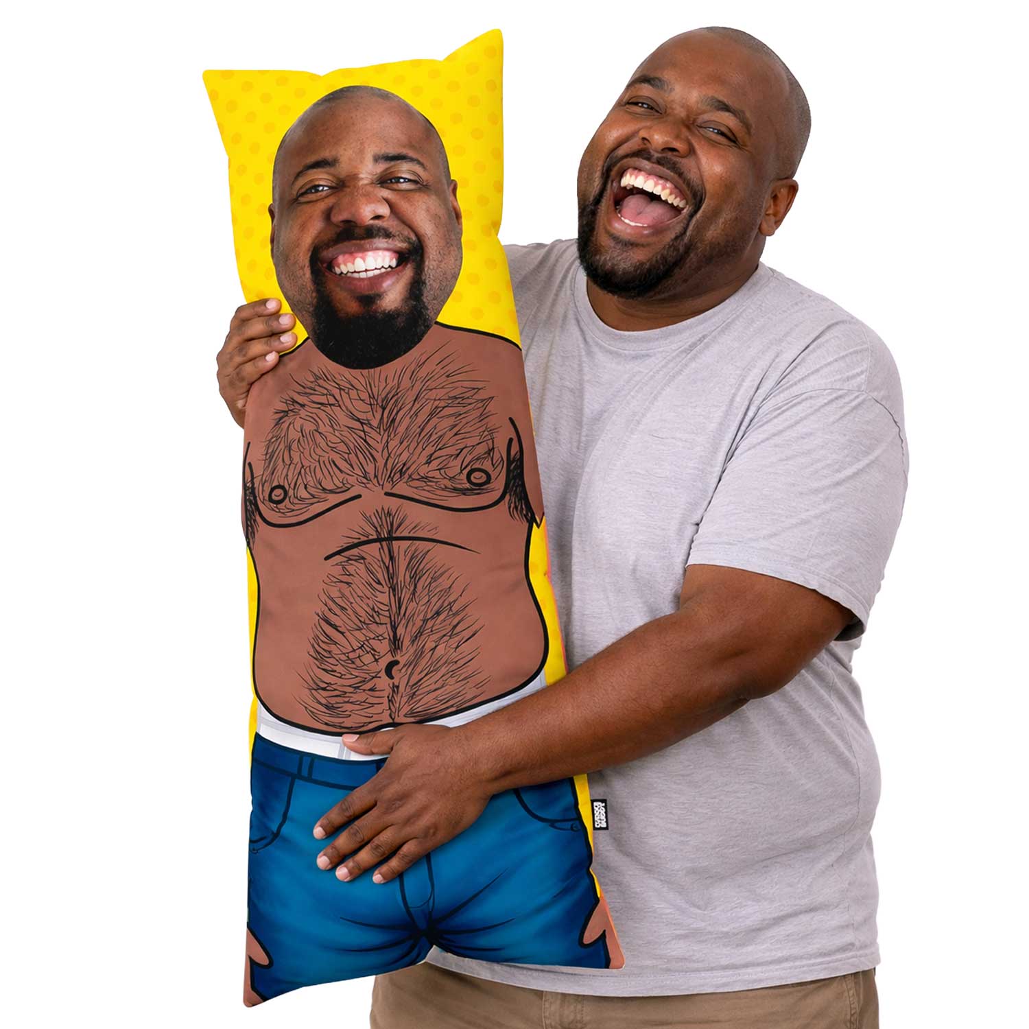Hairy Man Custom Body Pillow