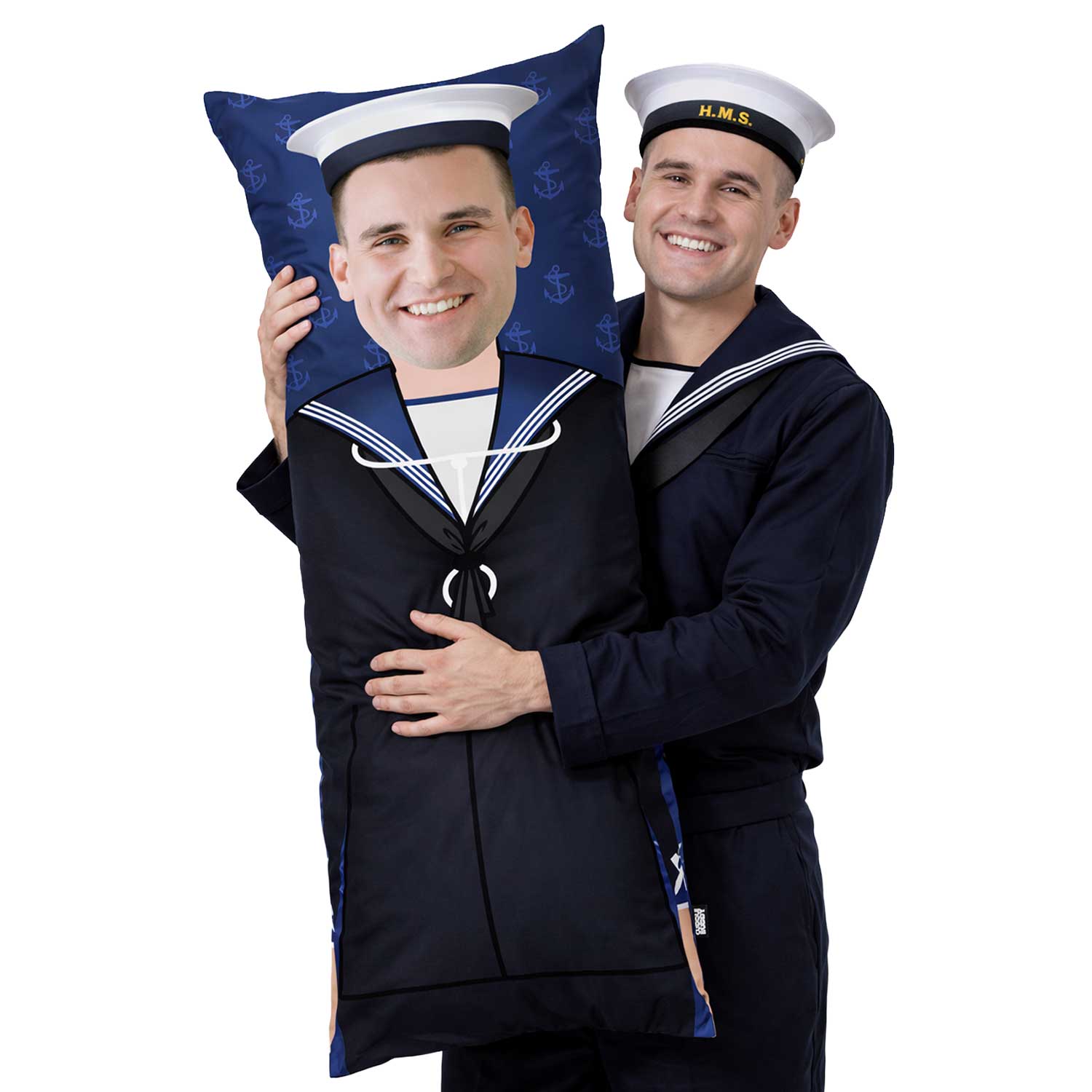 Navy Custom Body Pillow