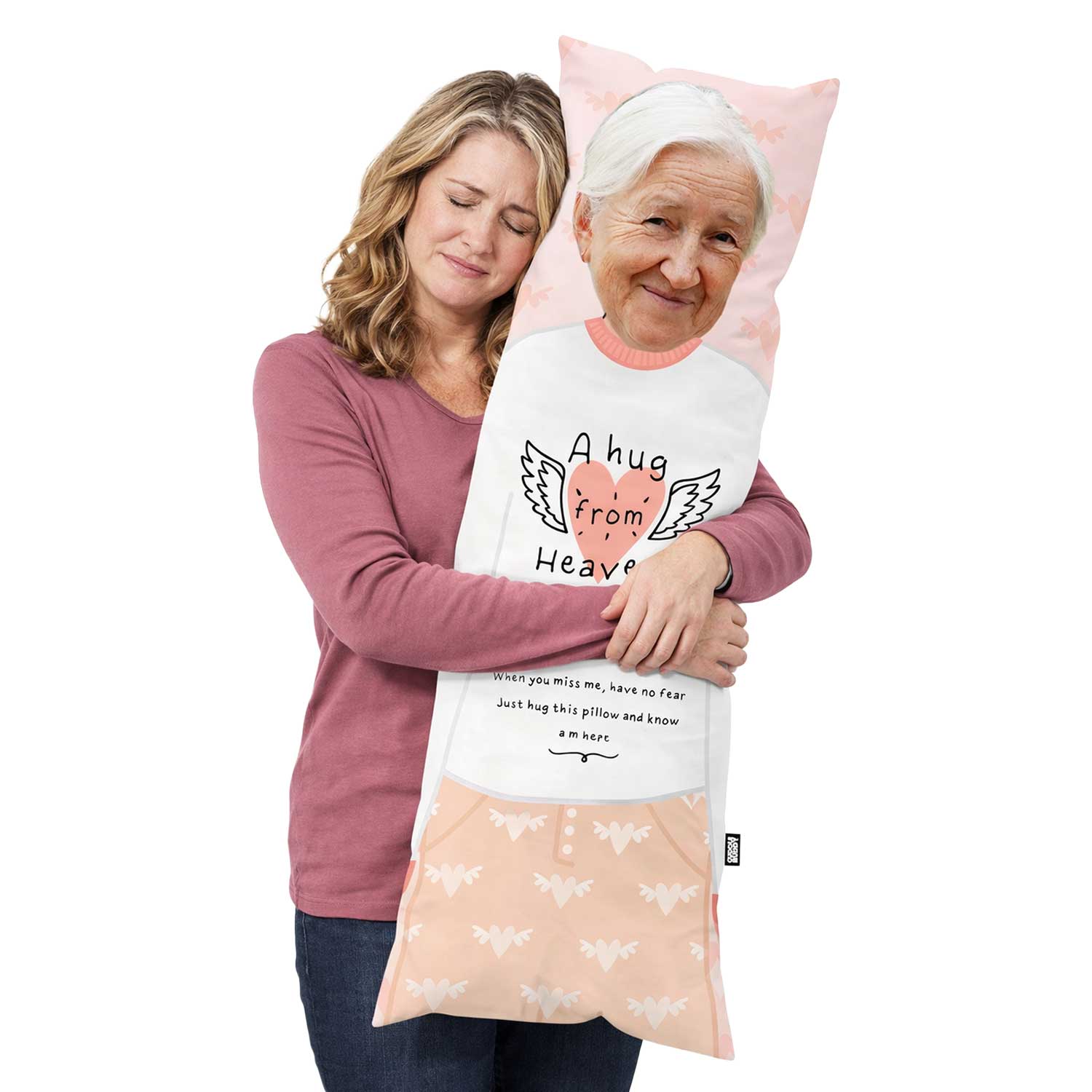 A Hug From Heaven Custom Body Pillow
