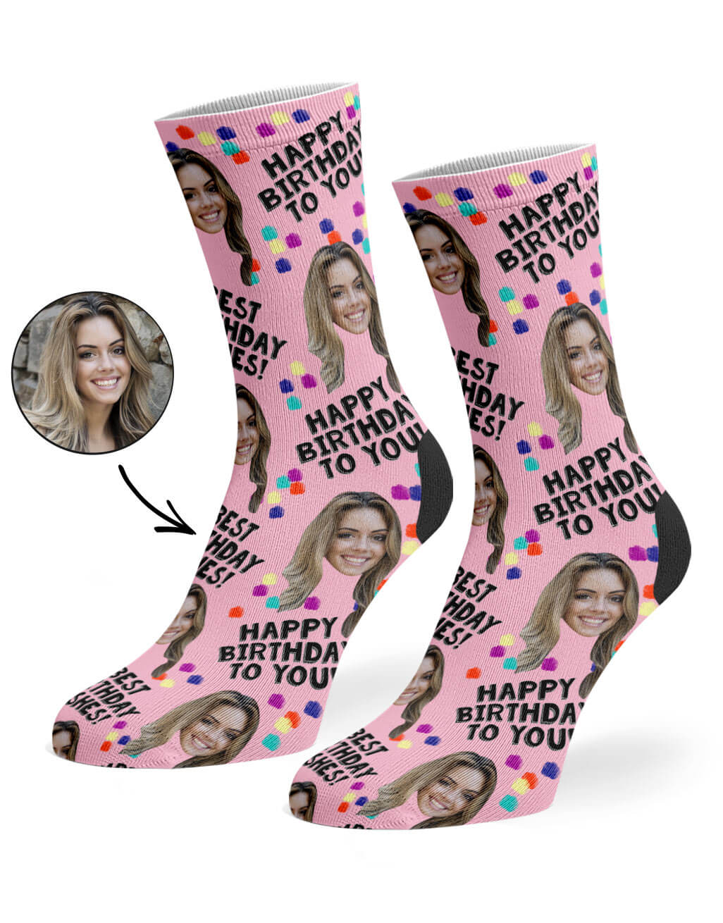 Custom Birthday Party Socks