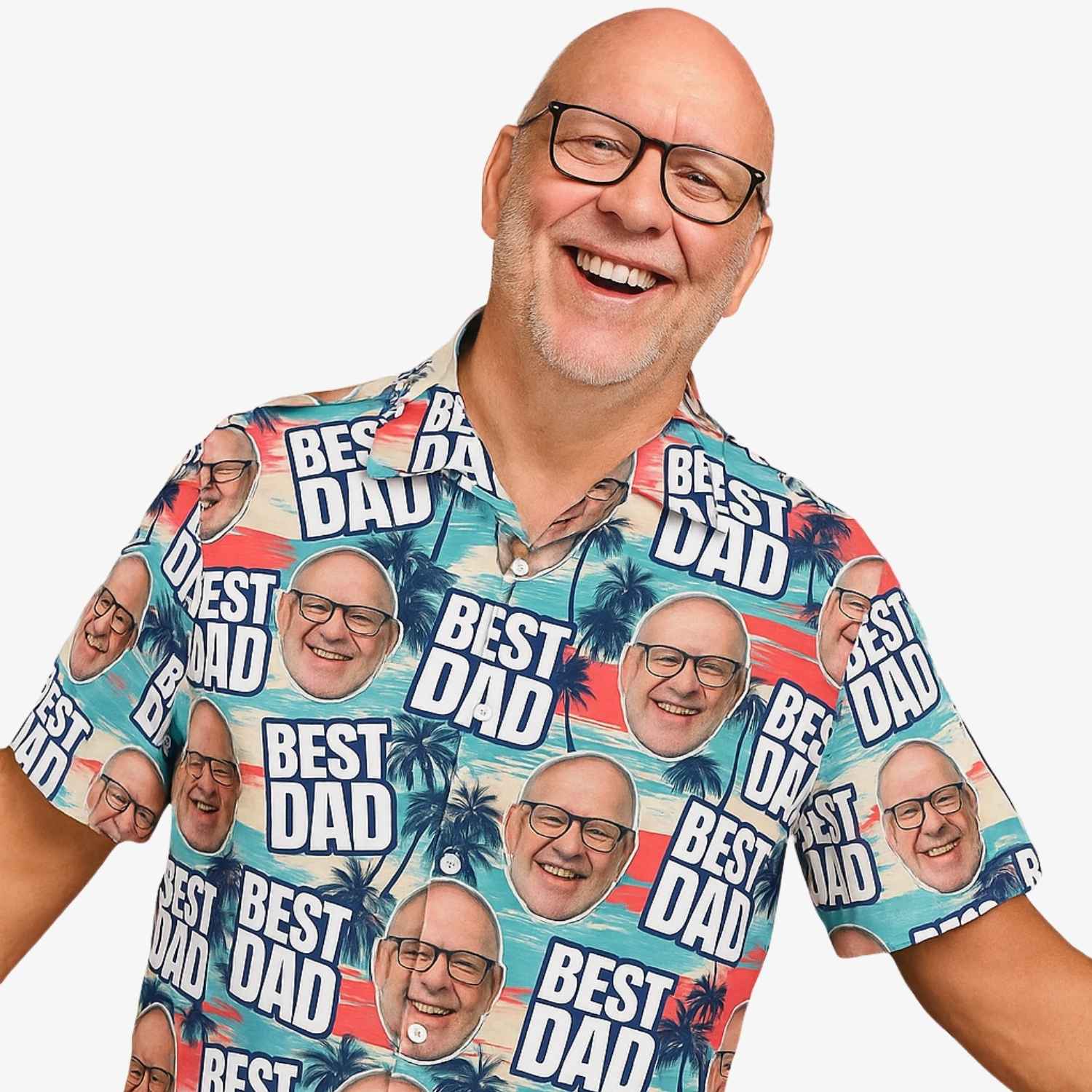 Best Dad Custom Hawaiian Shirt