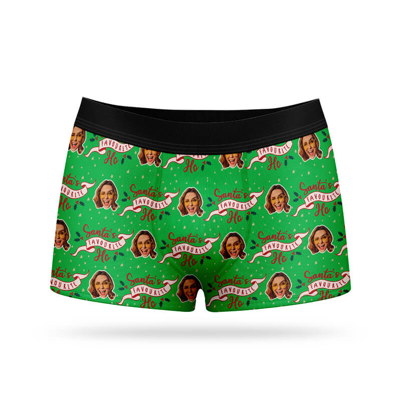 Santa's Favourite Ho Photo Boxers