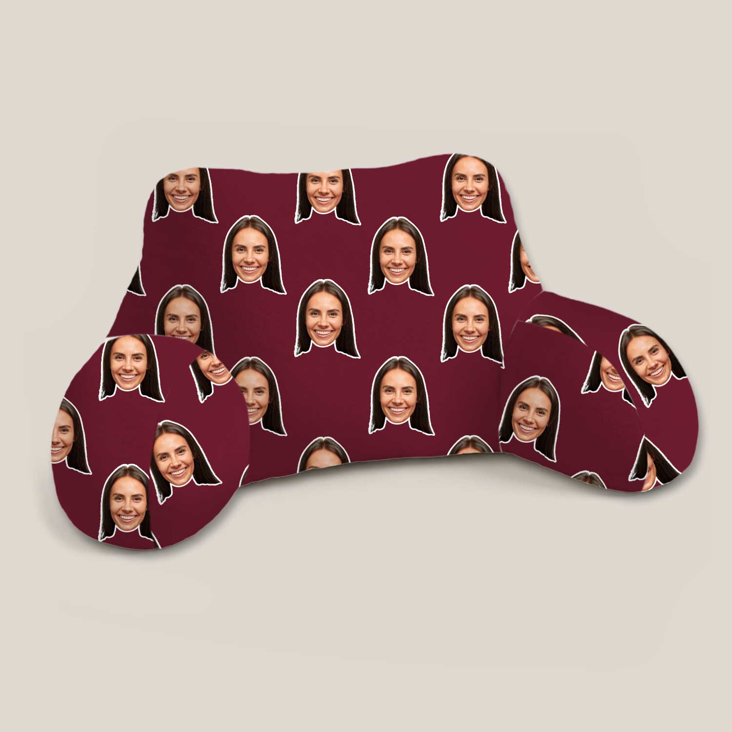 Personalised Face Pattern Cuddle Cushion