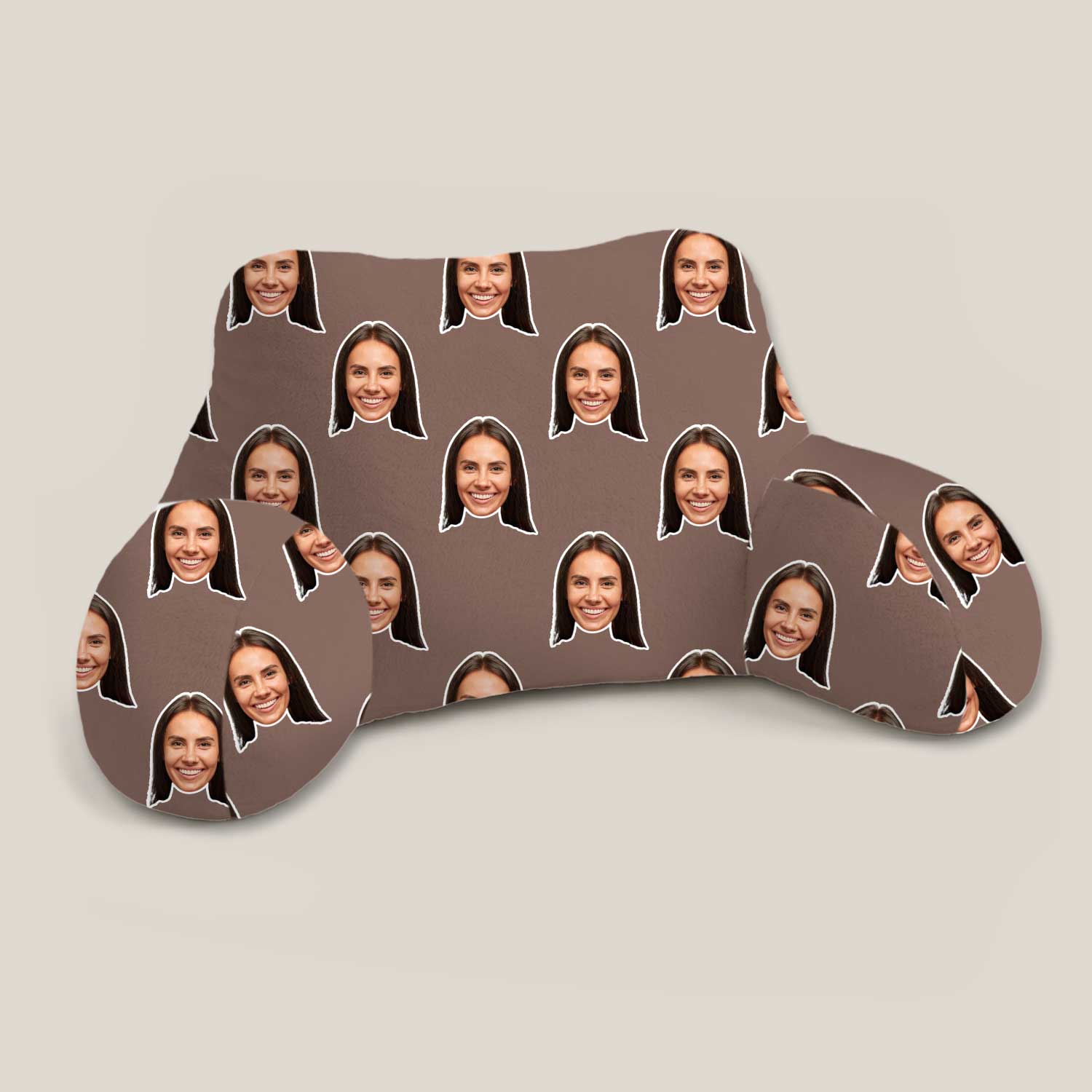 Personalised Face Pattern Cuddle Cushion