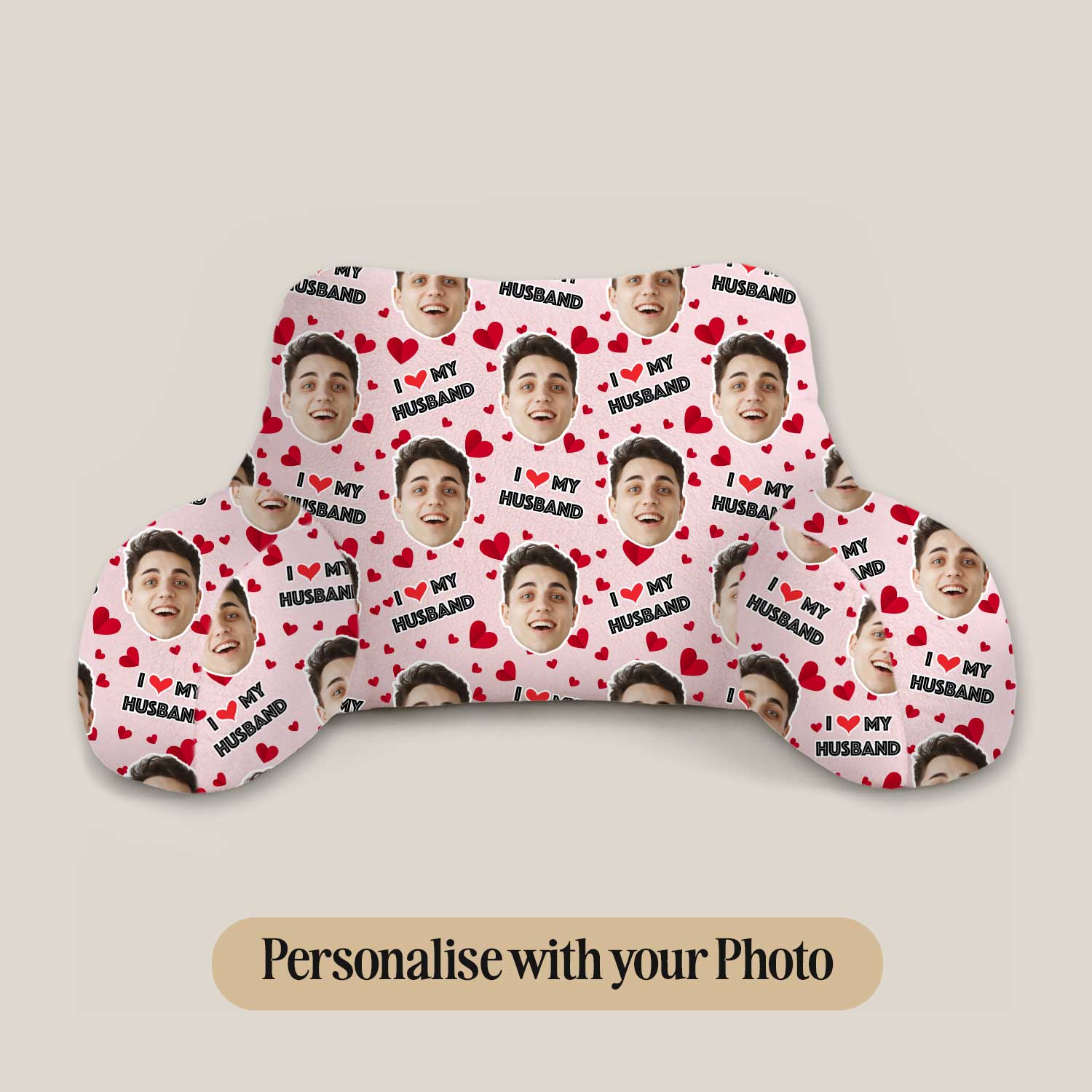 Personalised I Love My Husband Cuddle Cushion