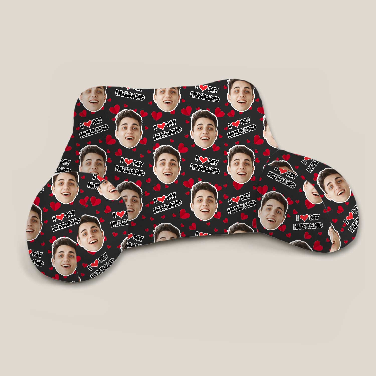 Personalised I Love My Husband Cuddle Cushion