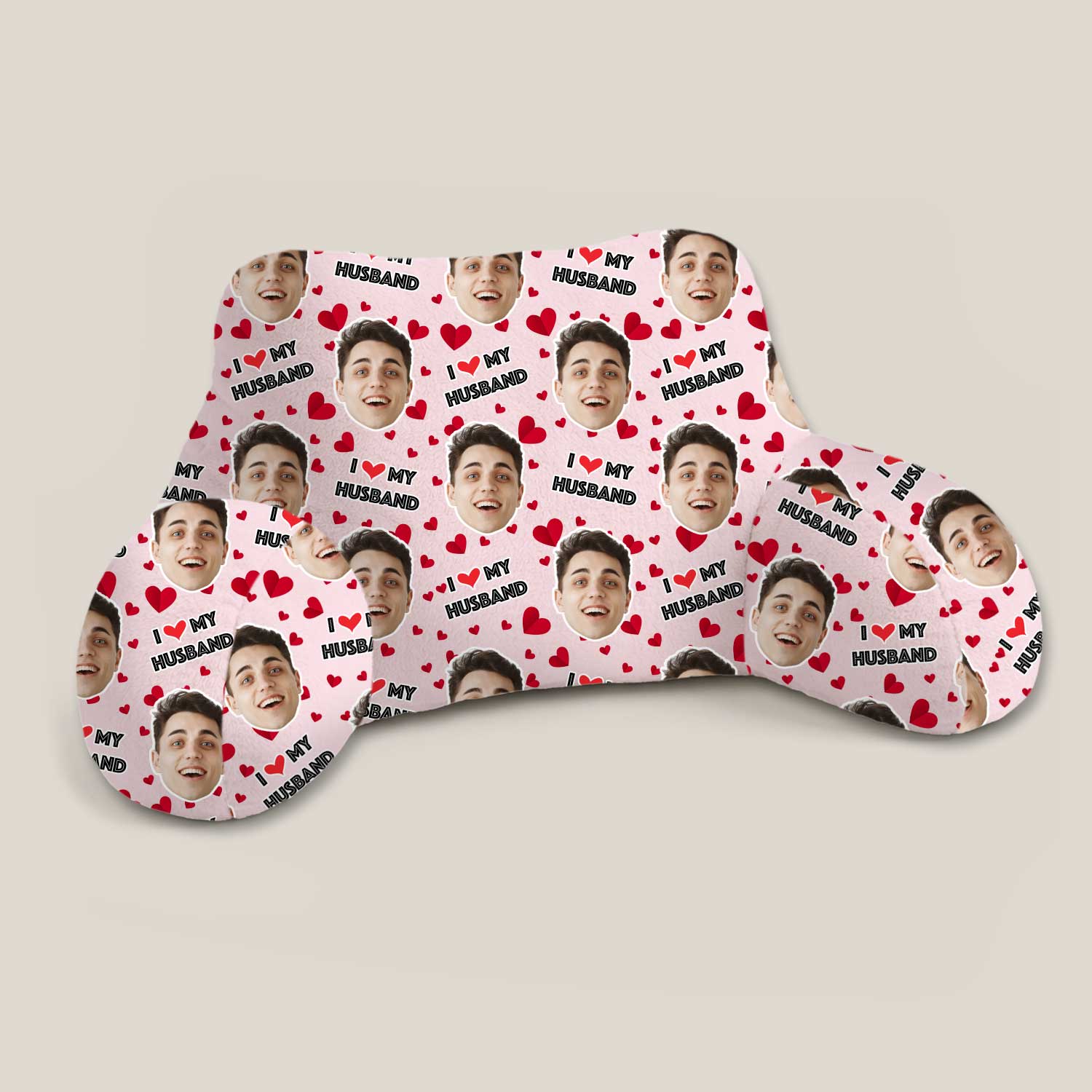 Personalised I Love My Husband Cuddle Cushion