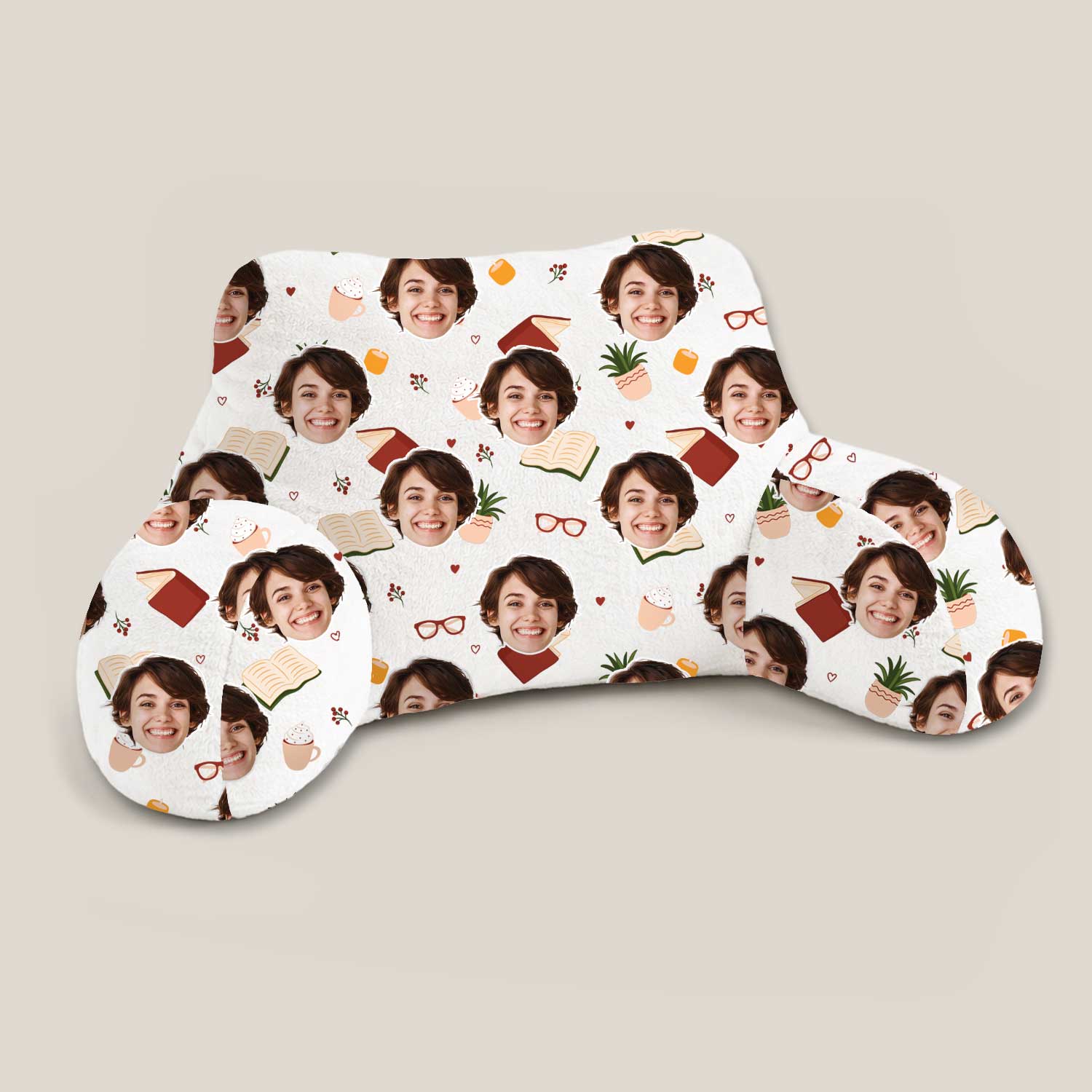 Personalised Bookworm Cuddle Cushion