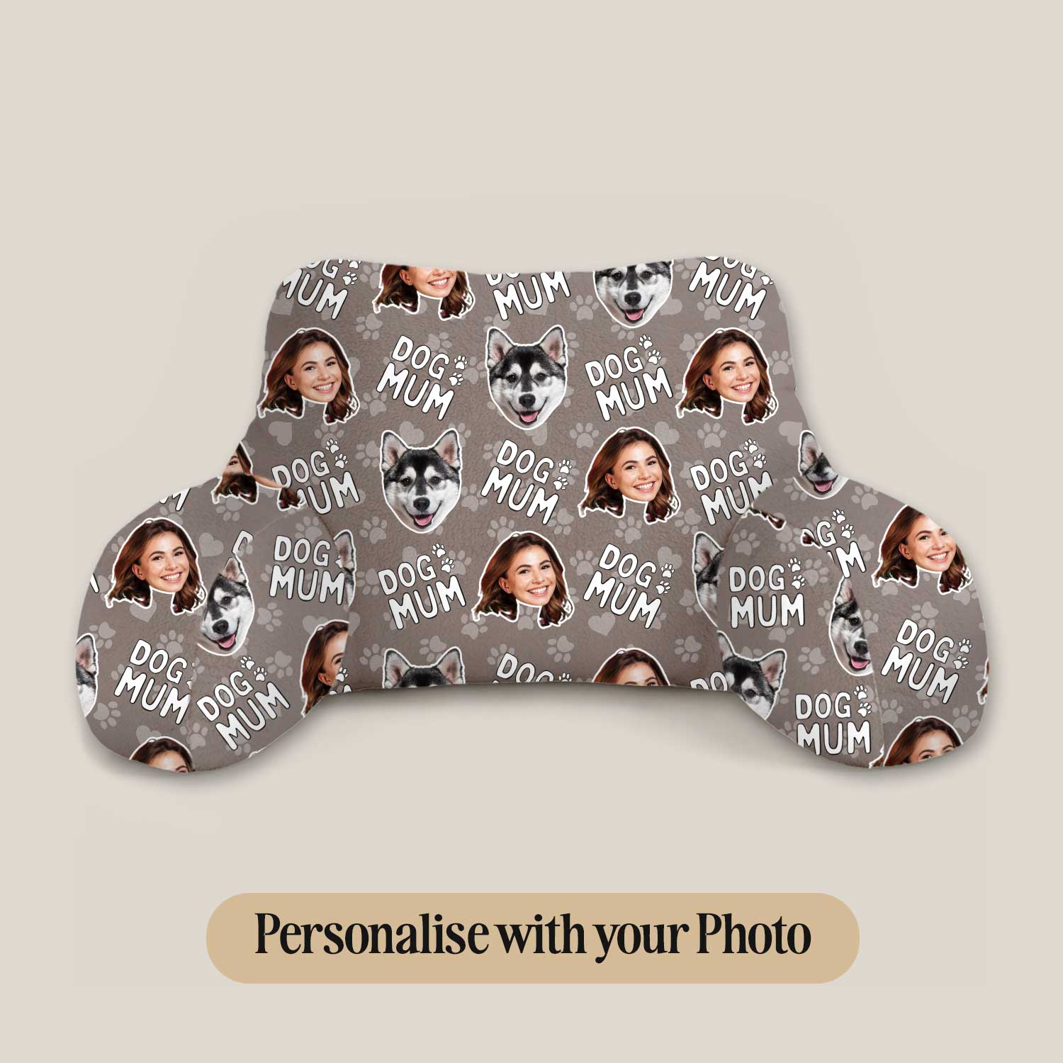 Personalised Dog Mum Cuddle Cushion