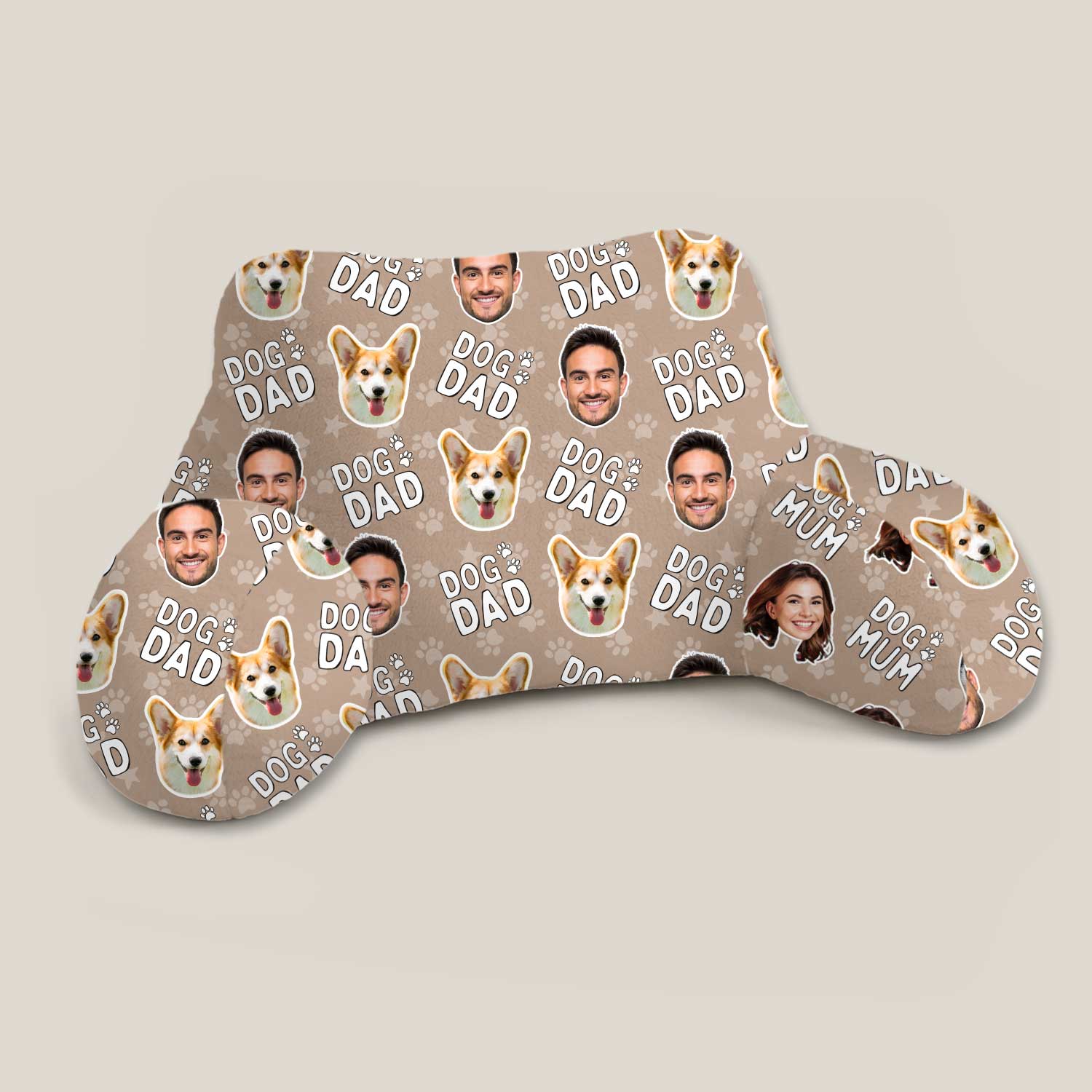 Personalised Dog Dad Cuddle Cushion