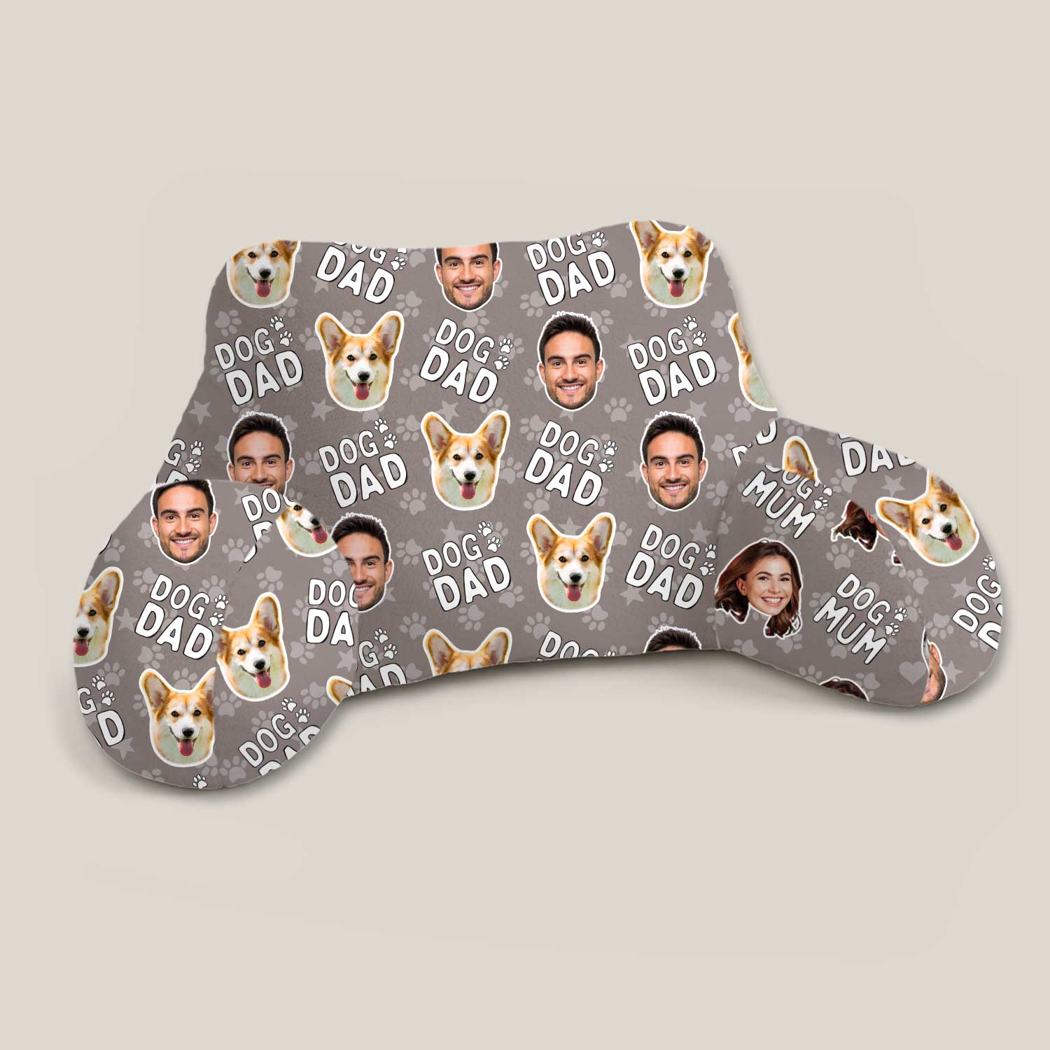 Personalised Dog Dad Cuddle Cushion
