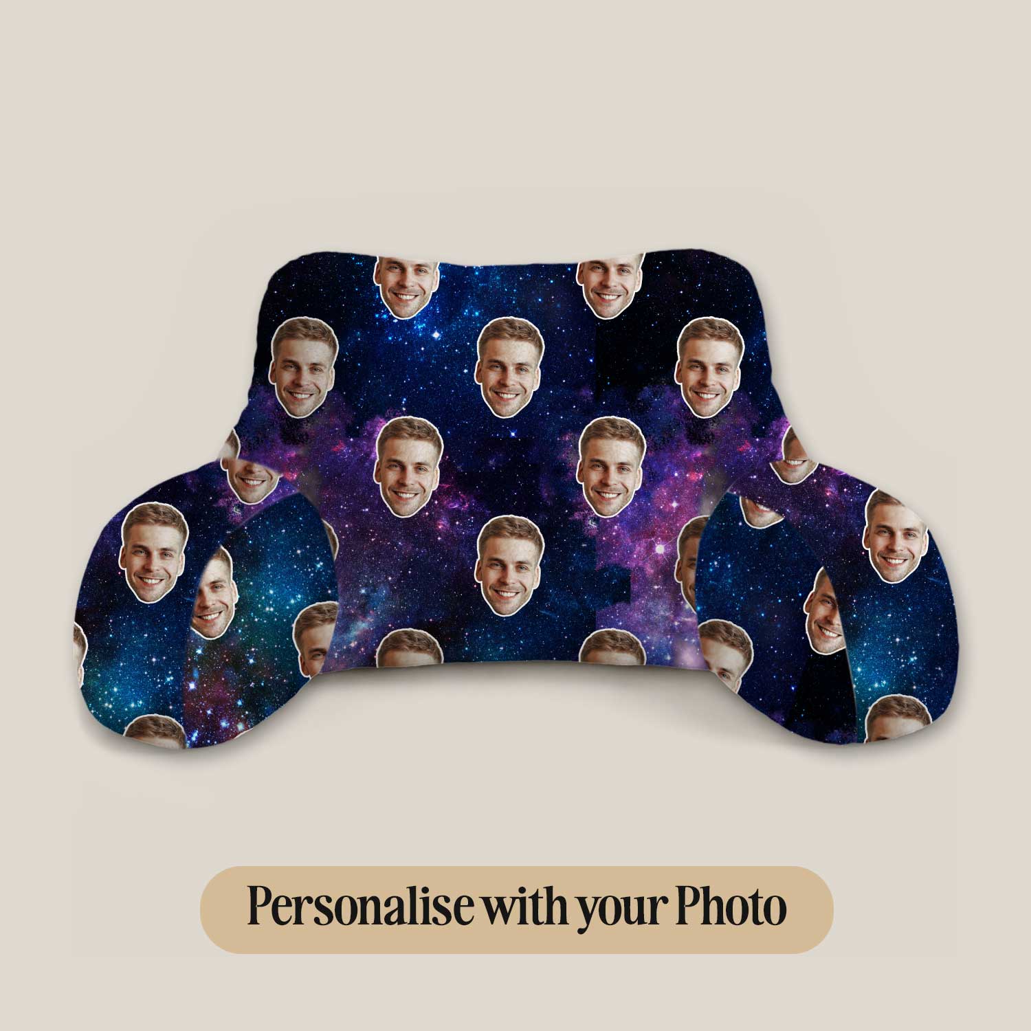 Personalised Space Galaxy Cuddle Cushion