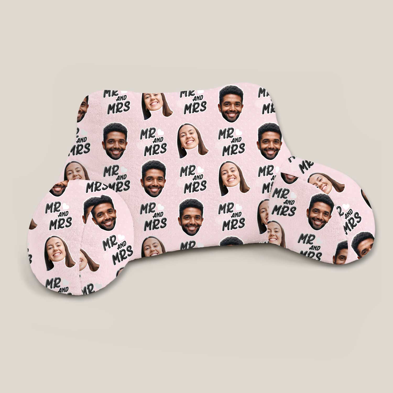 Personalised Mr & Mrs Cuddle Cushion