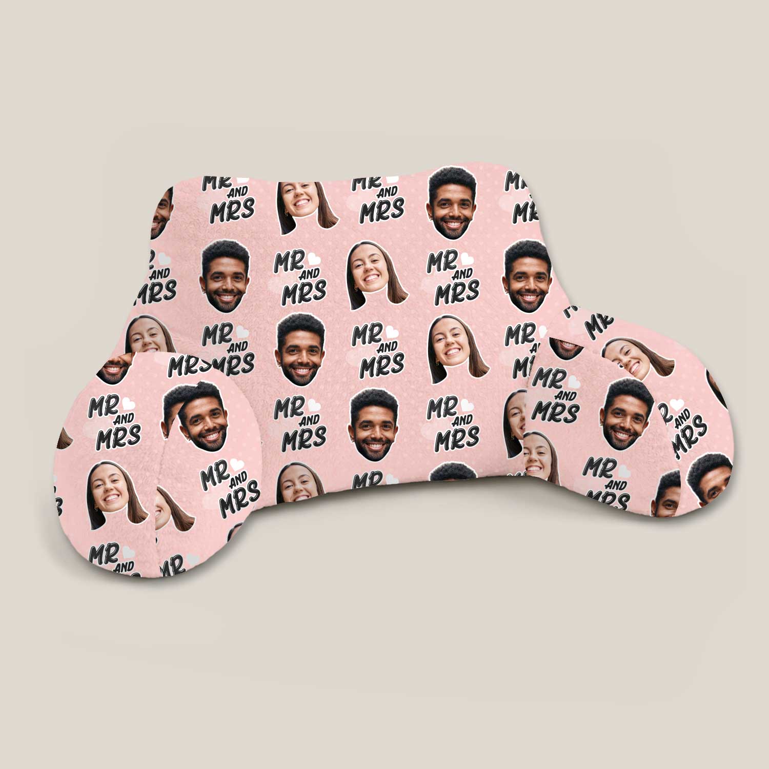 Personalised Mr & Mrs Cuddle Cushion