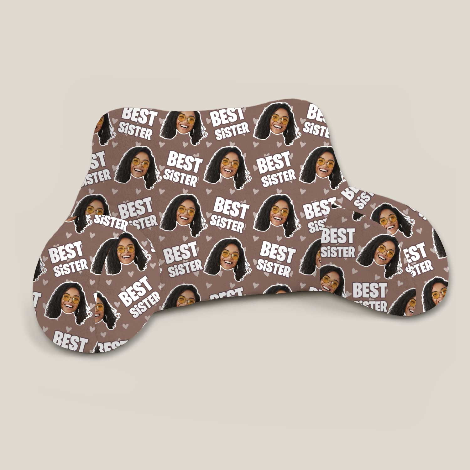 Personalised Best Sister Cuddle Cushion