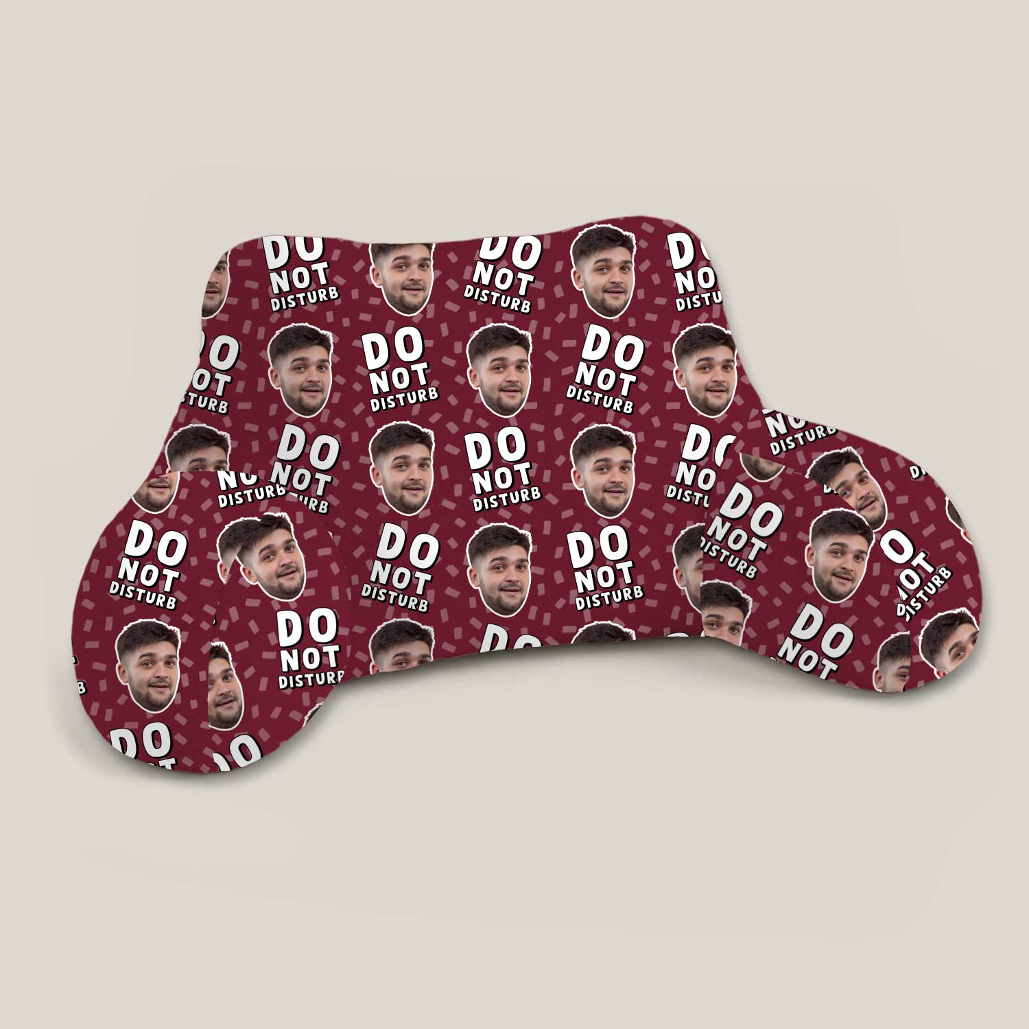 Personalised Do Not Disturb Cuddle Cushion