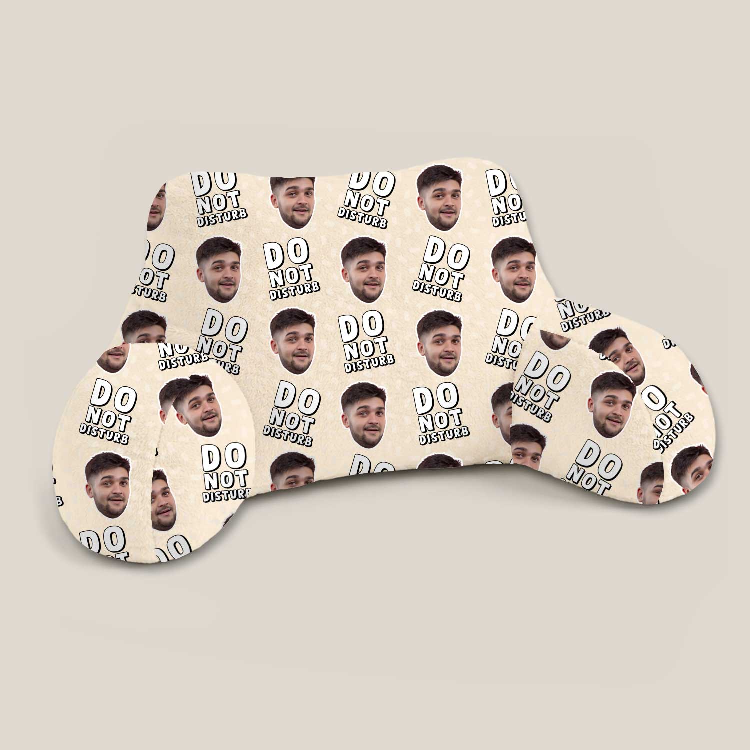 Personalised Do Not Disturb Cuddle Cushion