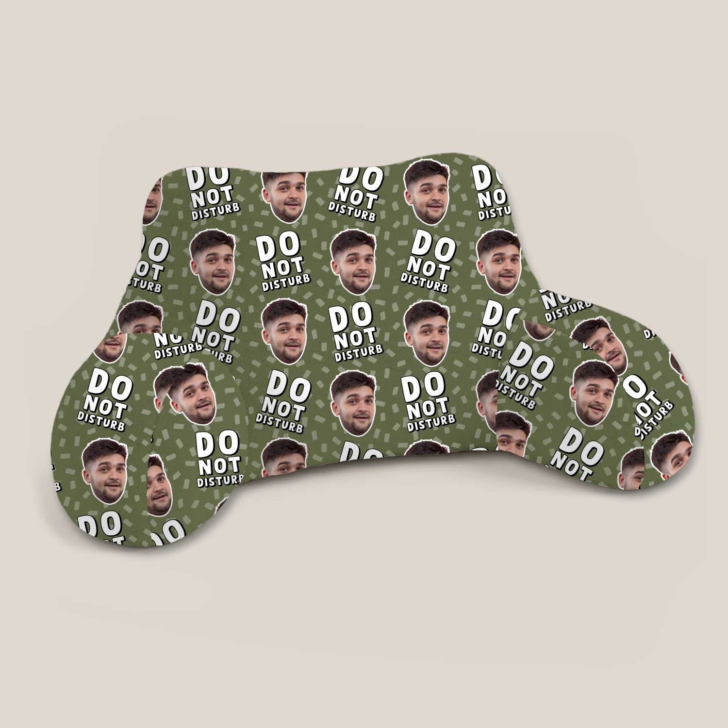 Personalised Do Not Disturb Cuddle Cushion