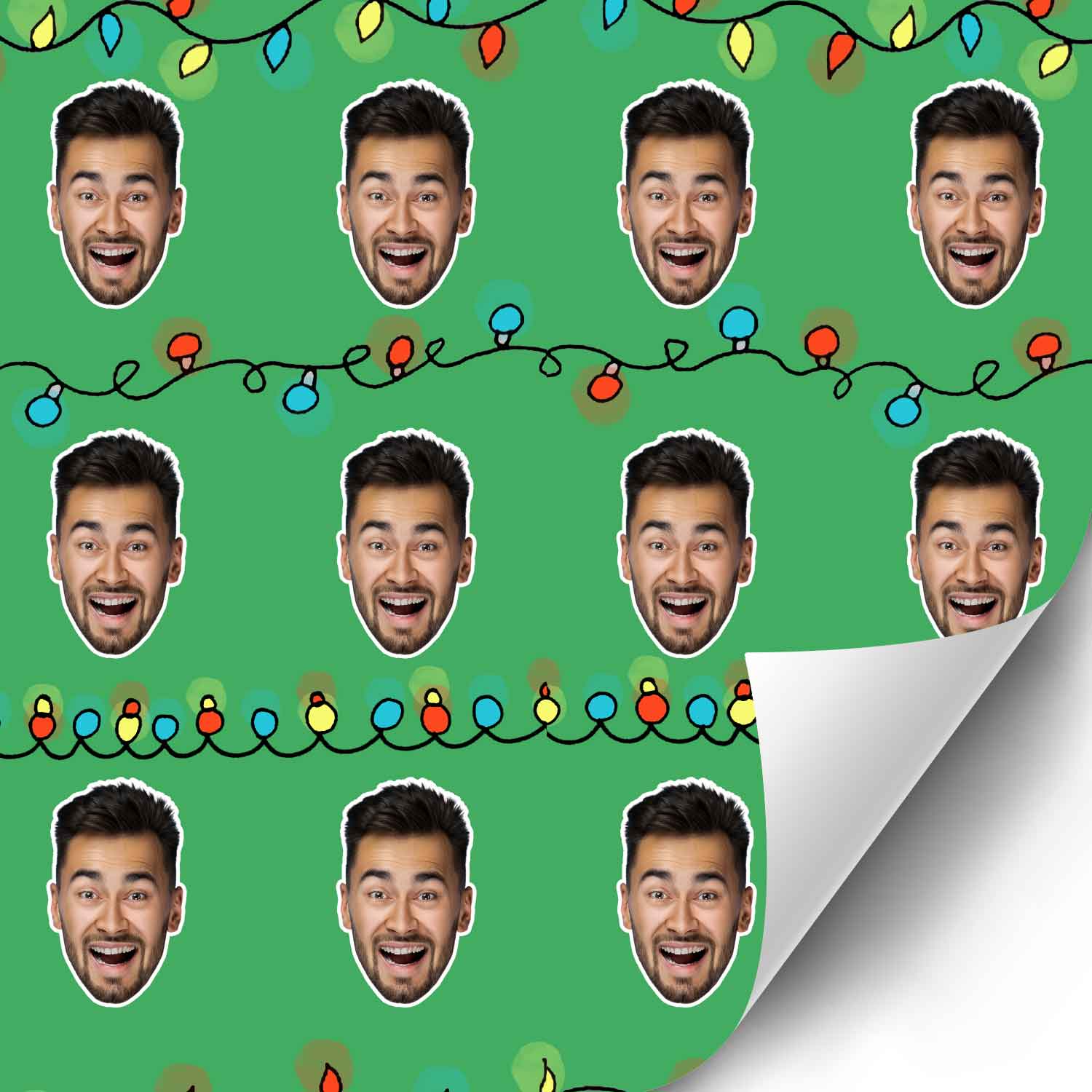 Christmas Lights Wrapping Paper