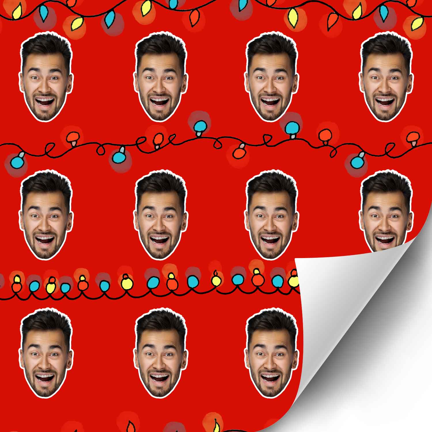Christmas Lights Wrapping Paper