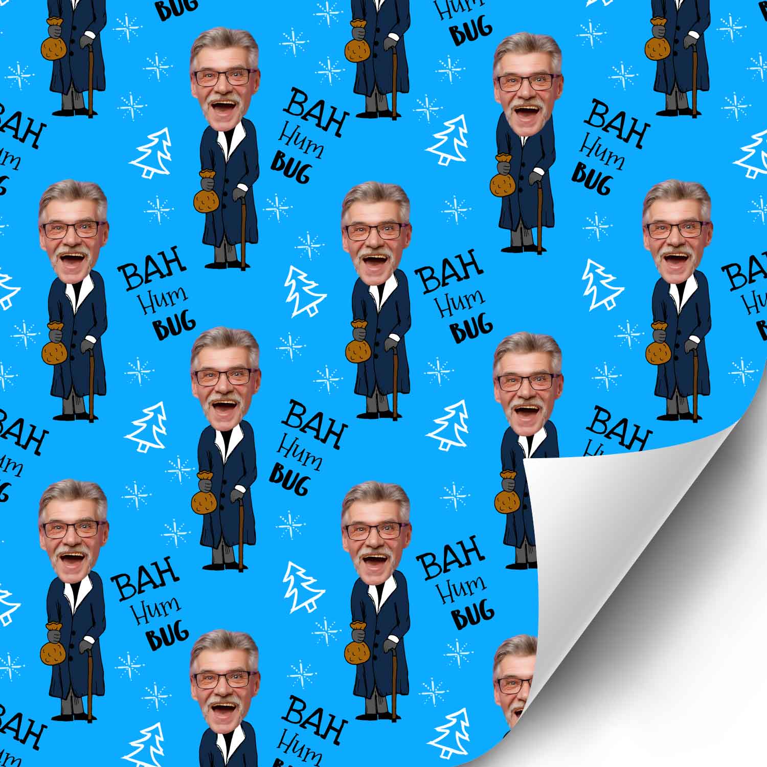 Christmas Scrooge Wrapping Paper