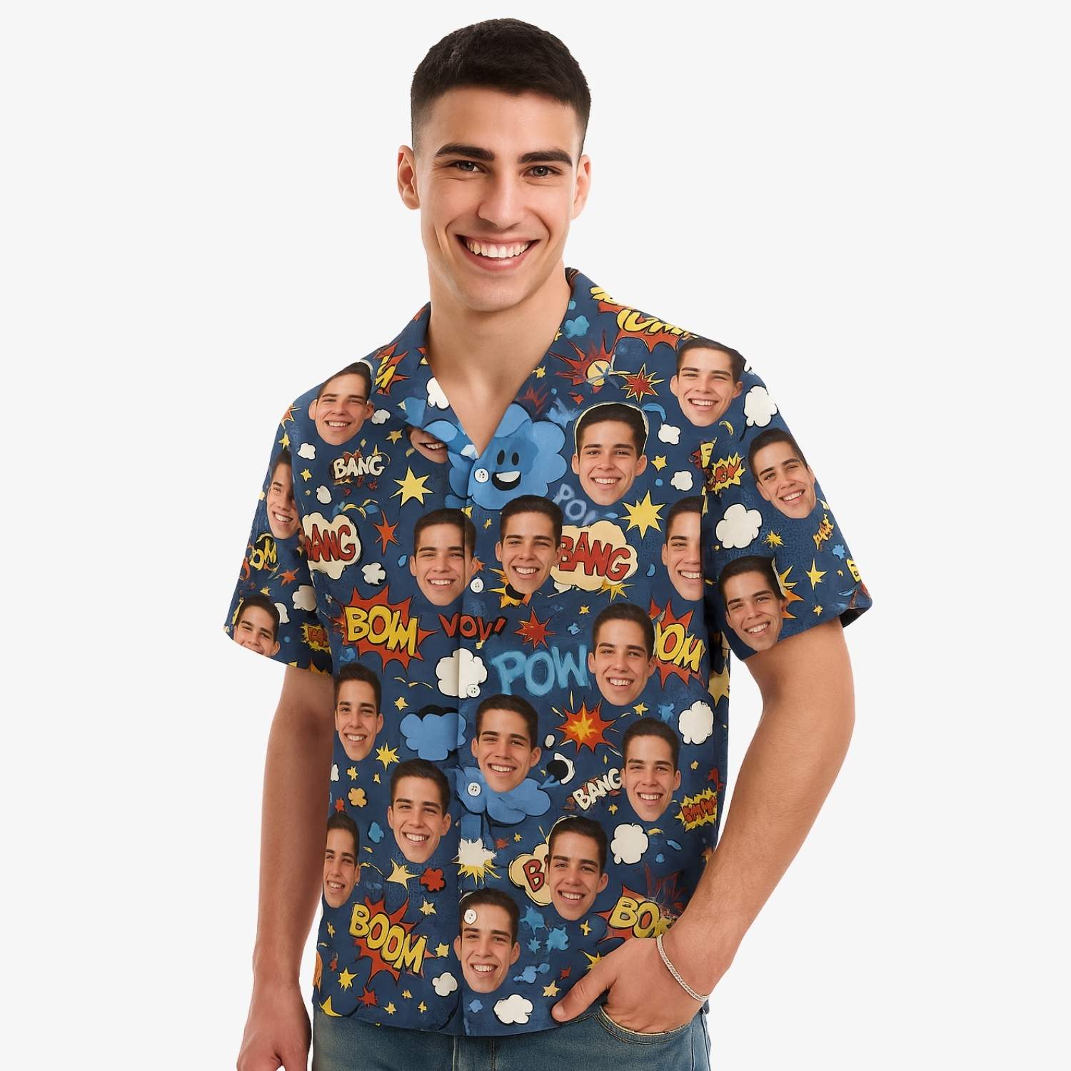 Cartoon Comic Custom Hawaiian Shirt