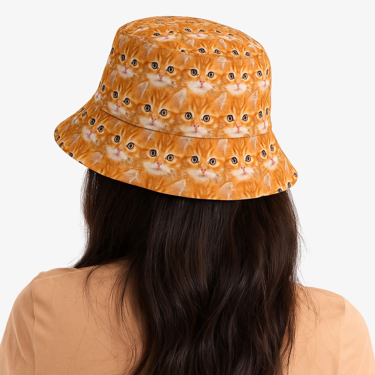 Cat Mash Custom Bucket Hat